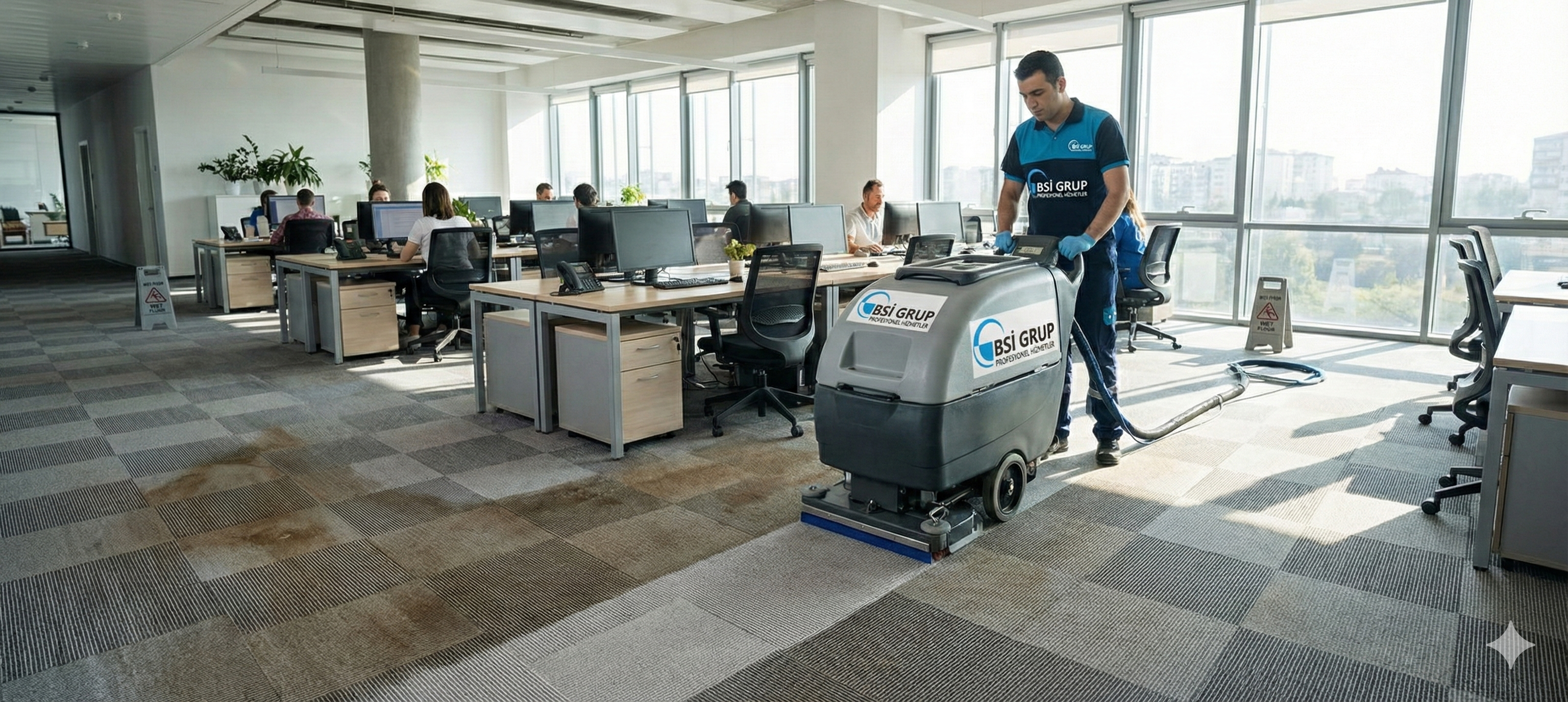 Profesyonel halı yıkama makineleri