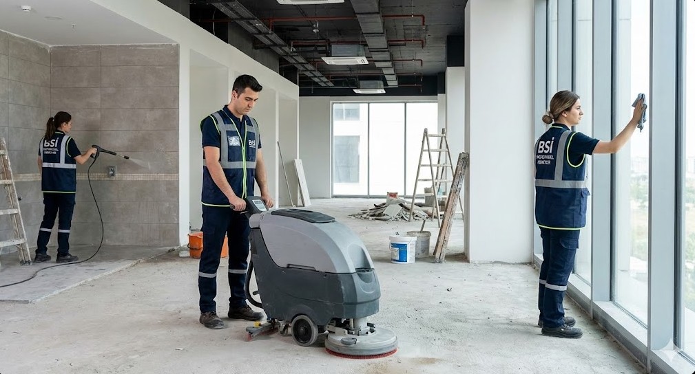 İnşaat sonrası temizlik uygulaması